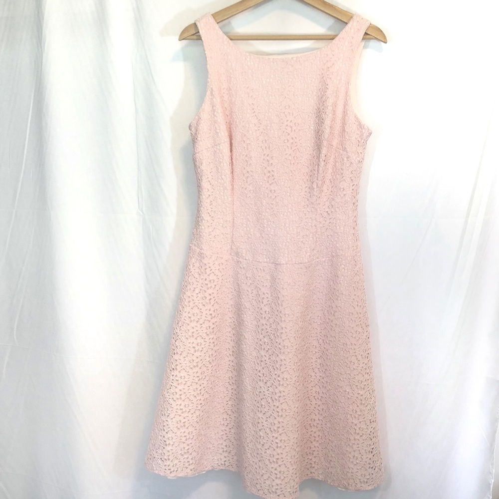 B Darlin Pink Lace Fit N Flare Dress 13/14